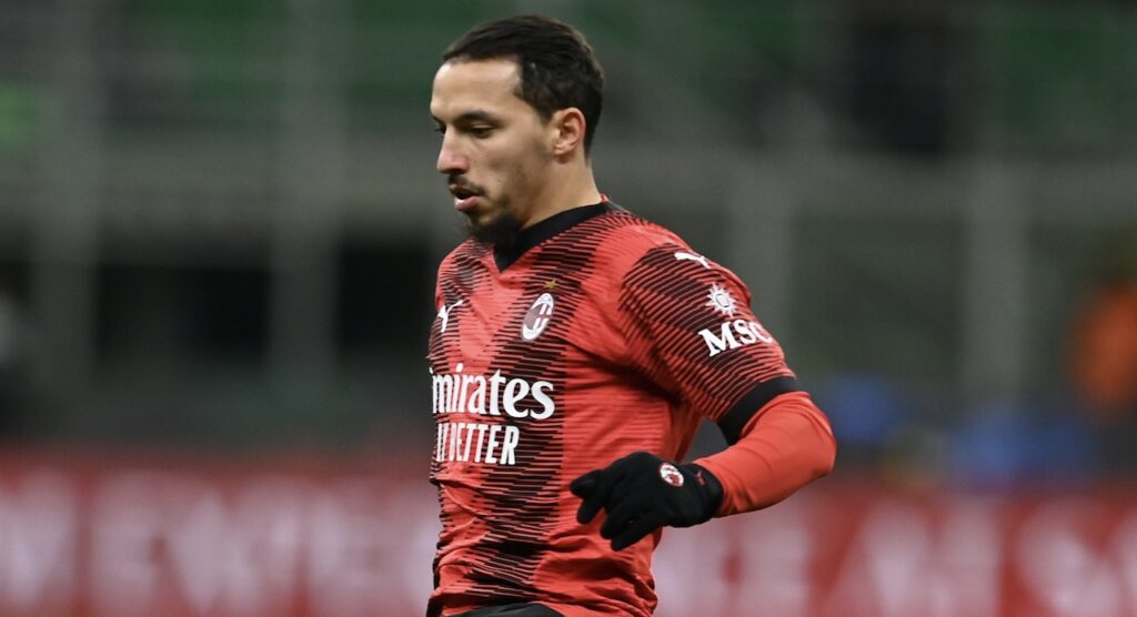 Ismaël Bennacer AC Milan Milan-Frosinone 3-1 Serie A 2023-2024