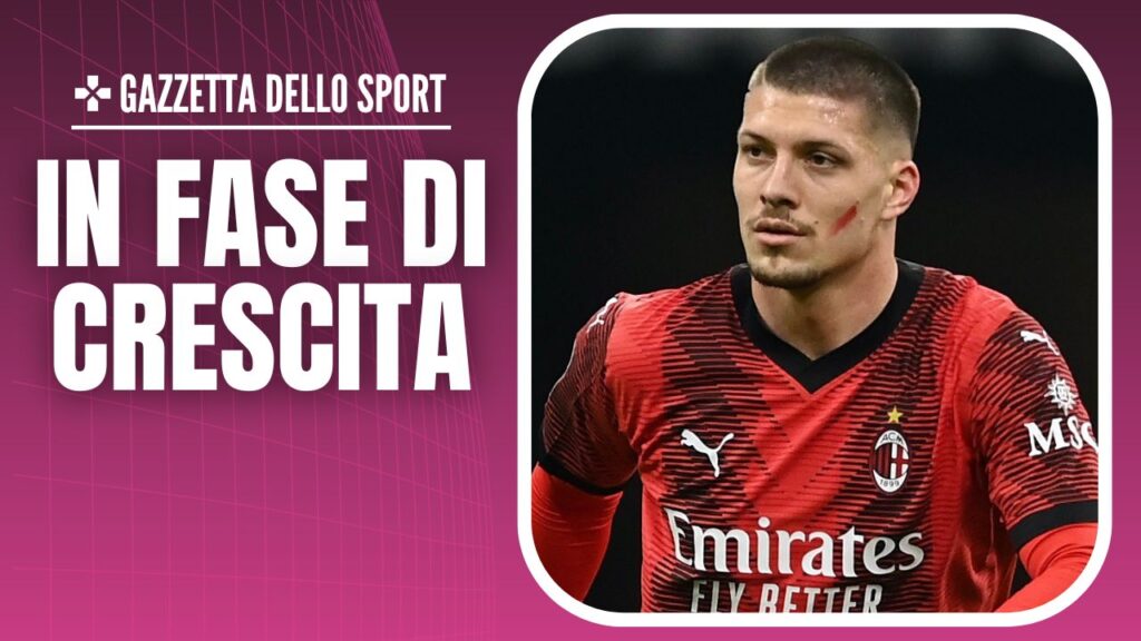 Milan-Frosinone Serie A 2023-2024 Jovic