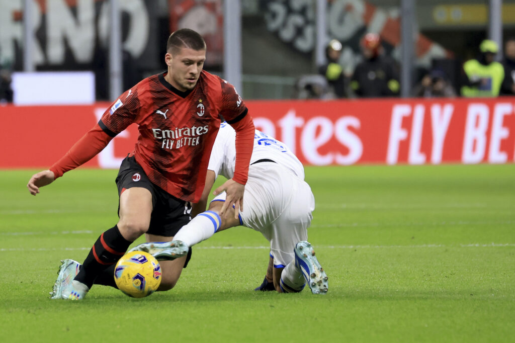 Luka Jovic AC Milan Milan-Frosinone 3-1 Serie A 2023-2024