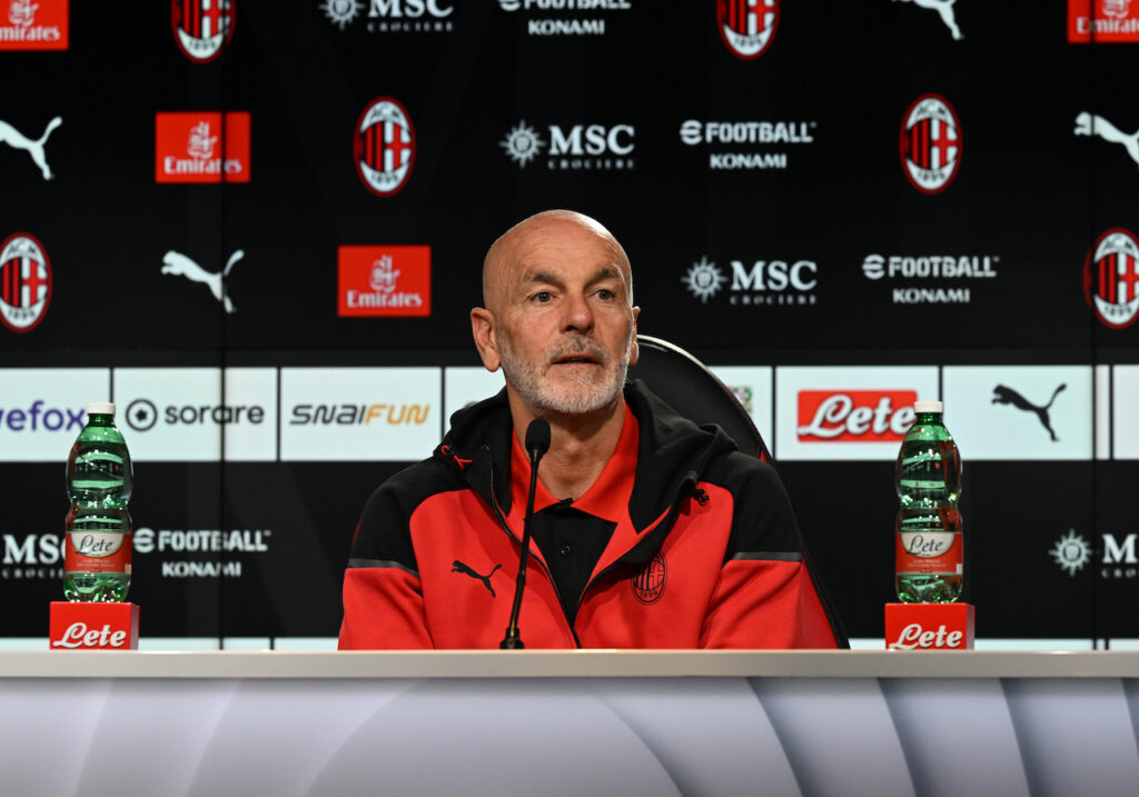 Stefano Pioli AC Milan conferenza stampa Milanello