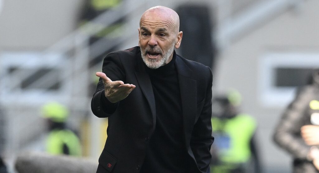 Stefano Pioli AC Milan Milan-Monza 3-0 Serie A 2023-2024