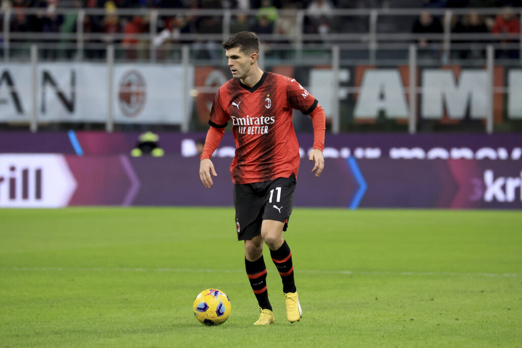 Christian Pulisic AC Milan Milan-Frosinone 3-1 Serie A 2023-2024
