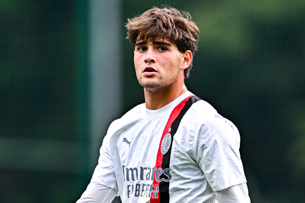 Mattia Malaspina, calciatore del Milan Primavera (getty images)