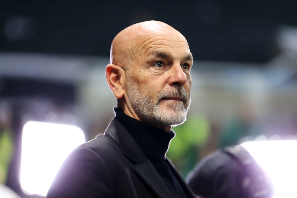 Stefano Pioli AC Milan Newcastle-Milan 1-2 Champions League 2023-2024