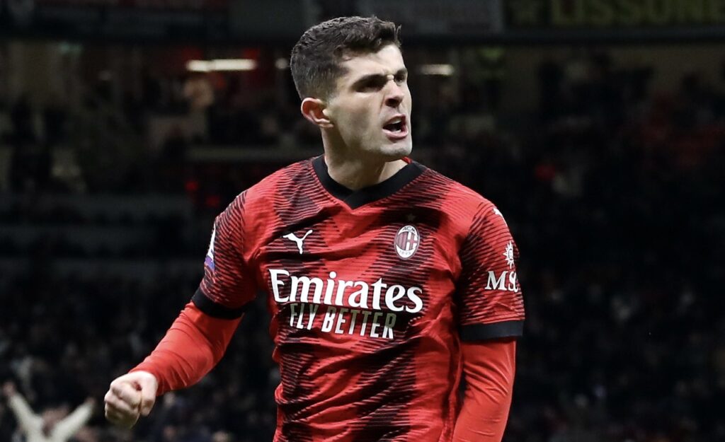 Christian Pulisic AC Milan Milan-Frosinone 3-1 Serie A 2023-2024
