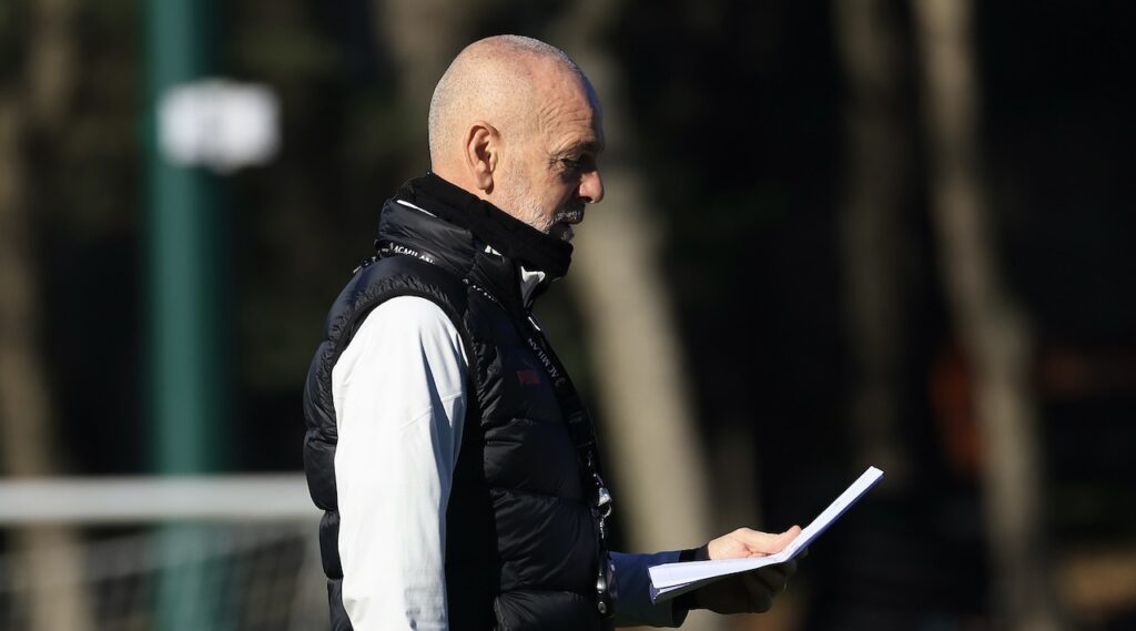 Stefano Pioli AC Milan allenamento Milanello