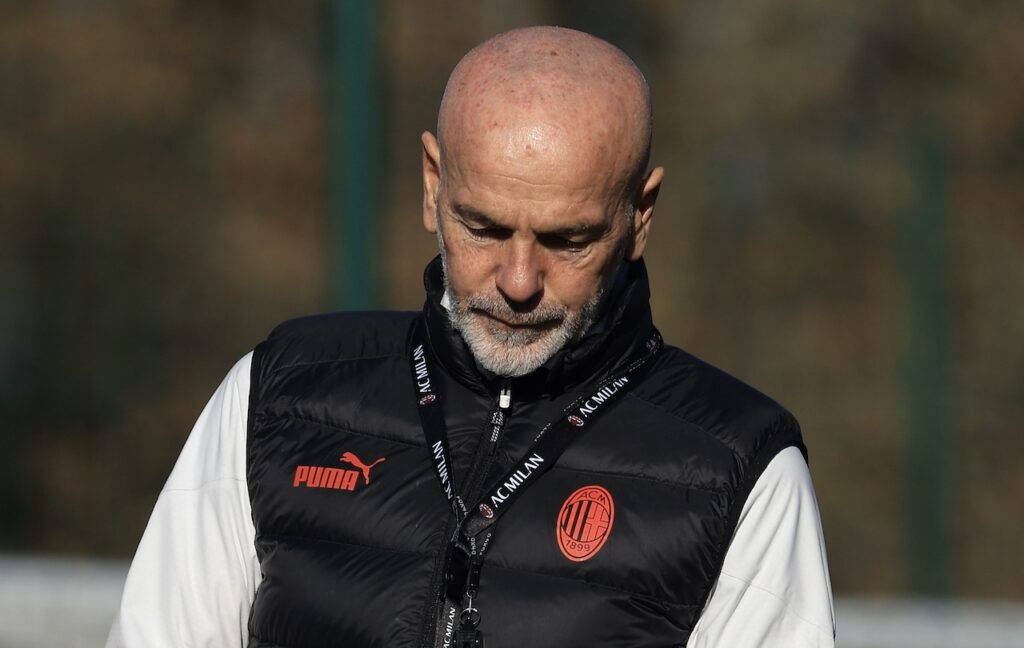 Stefano Pioli AC Milan allenamento Milanello
