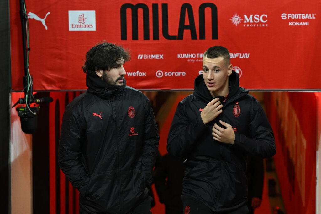 Adli Francesco Camarda AC Milan Milan-Fiorentina 1-0 Serie A 2023-2024