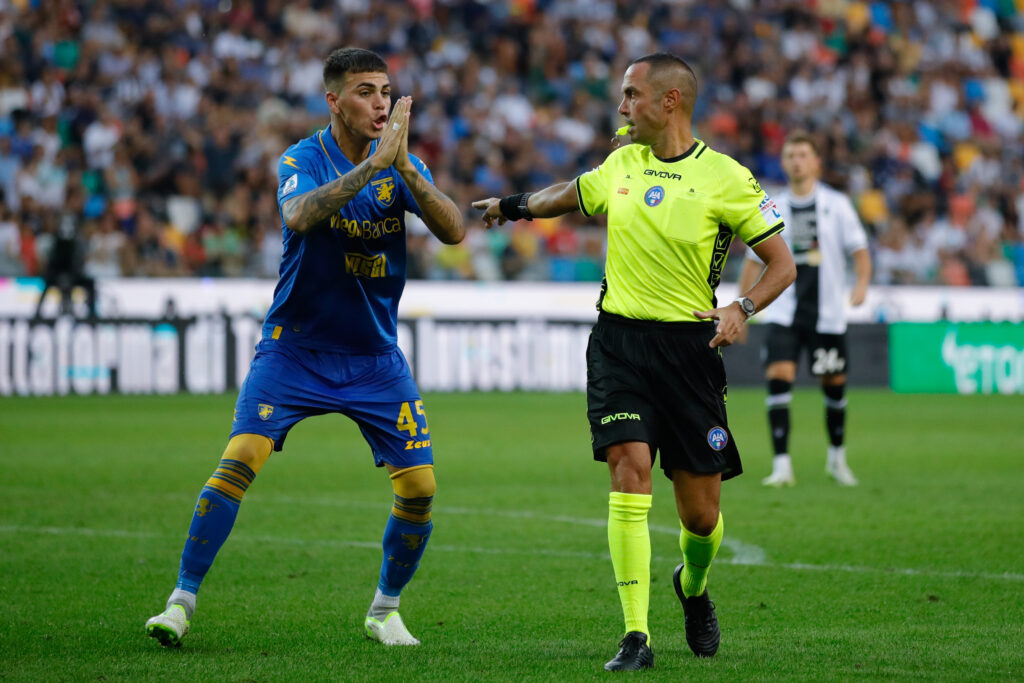 Enzo Barrenechea, calciatore del Frosinone (getty images)