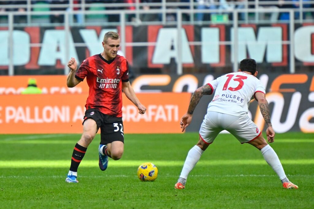 Tommaso Pobega AC Milan Milan-Monza 3-0 Serie A 2023-2024