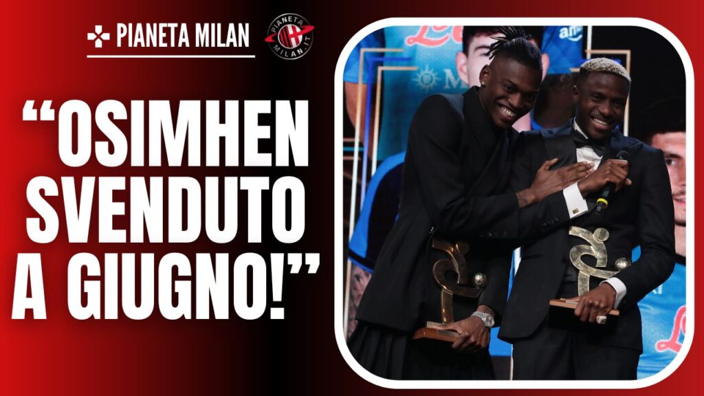 Rafael Leao, attaccante del Milan, e Victor Osimhen, attaccante del Napoli 06/12/2023 PianetaMilan.it