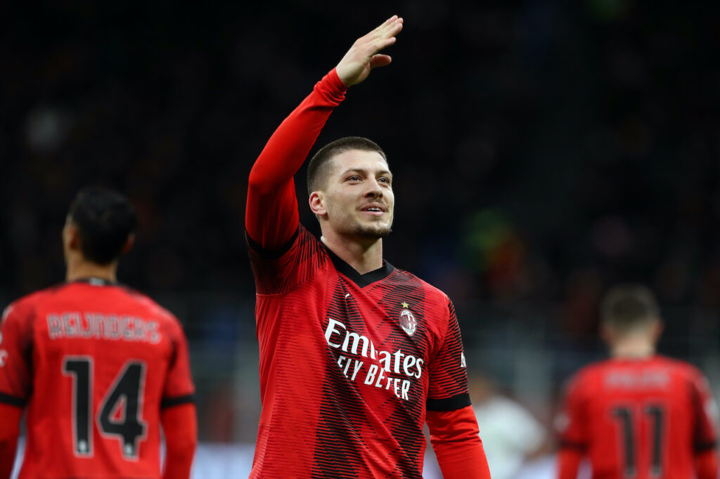 Luka Jovic AC Milan Milan-Frosinone 3-1 Serie A 2023-2024