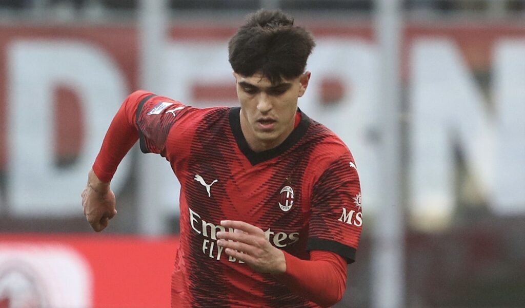 Davide Bartesaghi AC Milan Milan-Monza 3-0 Serie A 2023-2024
