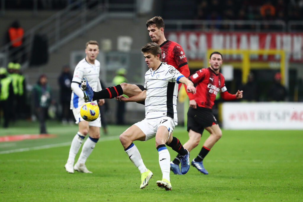 Matteo Gabbia Charles De Ketelaere AC Milan Milan-Atalanta 1-2 Coppa Italia 2023-2024