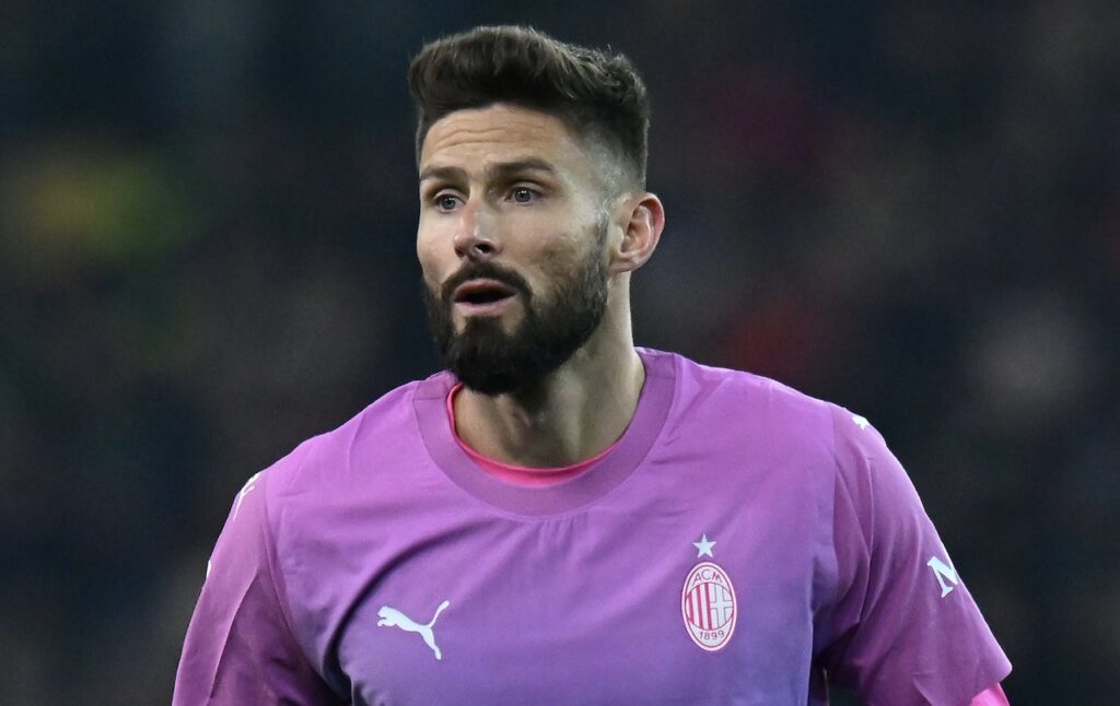 Olivier Giroud AC Milan Udinese-Milan 2-3 Serie A 2023-2024