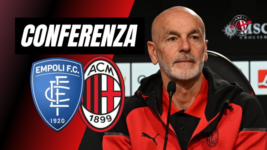 Stefano Pioli AC Milan conferenza stampa Empoli-Milan Serie A 2023-2024