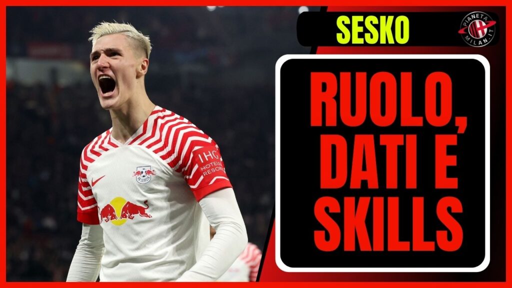 Benjamin Sesko, attaccante del Lipsia e obiettivo di mercato del Milan 19/01/2024 PianetaMilan.it