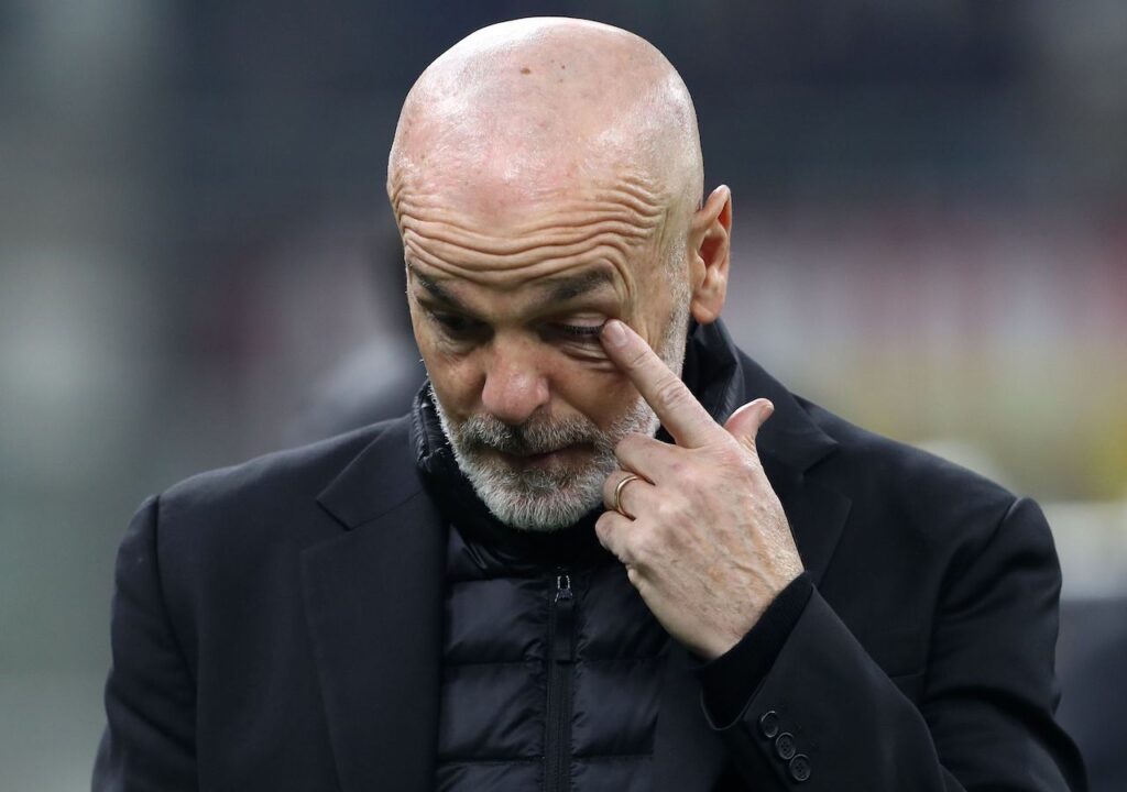 Stefano Pioli AC Milan Milan-Bologna 2-2 Serie A 2023-2024