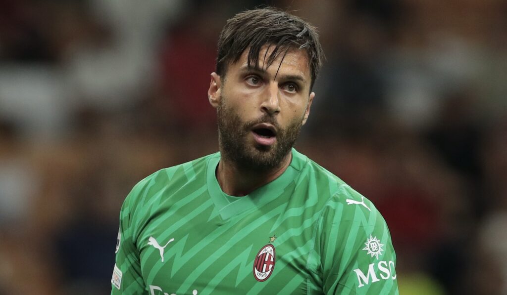 Marco Sportiello AC Milan Milan-Newcastle 0-0 Champions League 2023-2024
