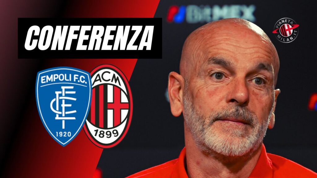 Empoli-Milan Serie A 2023-2024 conferenza stampa Pioli