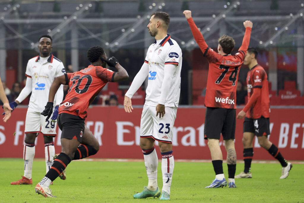 Chaka Traorè Milan-Cagliari Coppa Italia 2023-24 AC Milan News