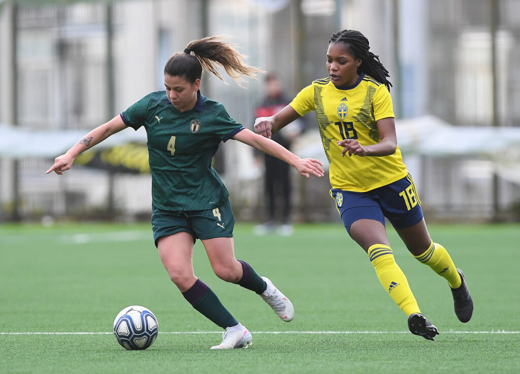 Evelyn Ijeh, obiettivo di calciomercato del Milan Femminile (getty images)
