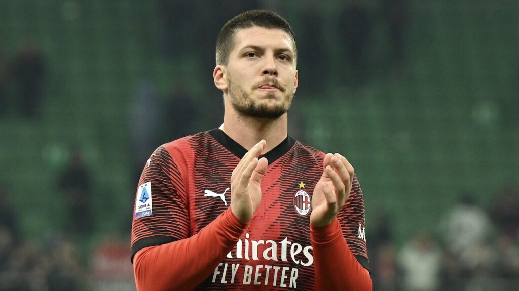Luka Jovic AC Milan Milan-Sassuolo 1-0 Serie A 2023-2024