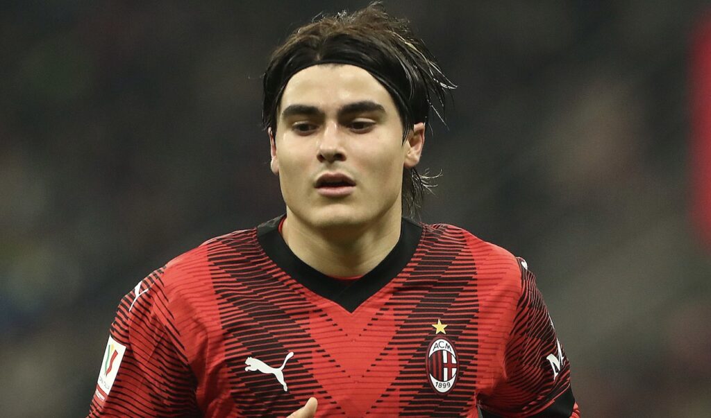 Luka Romero AC Milan Milan-Cagliari 4-1 Coppa Italia 2023-2024