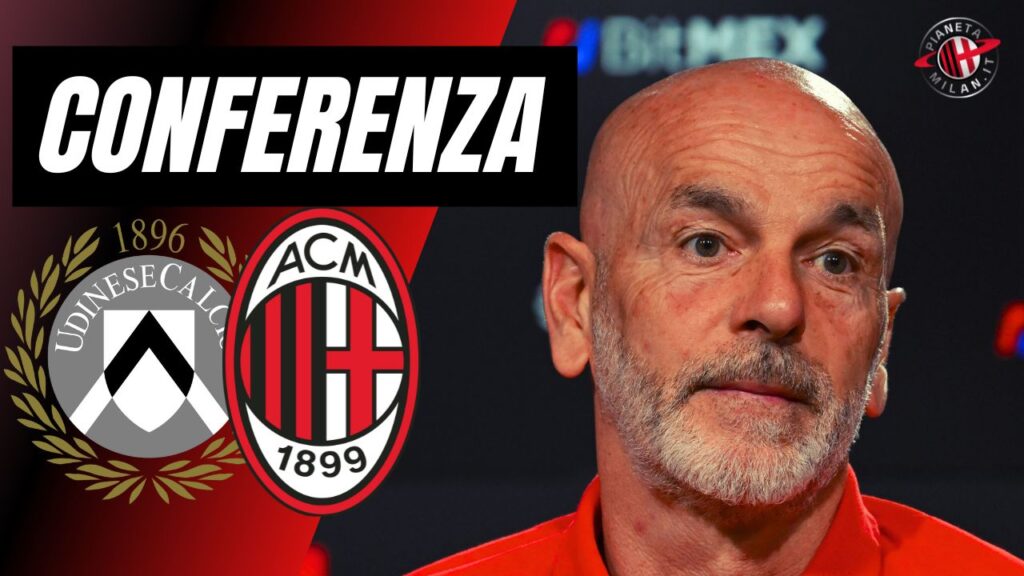 Conferenza stampa Stefano Pioli AC Milan Udinese-Milan Serie A 2023-2024