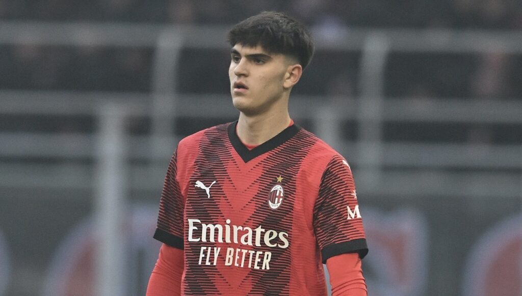 Davide Bartesaghi AC Milan Milan-Monza 3-0 Serie A 2023-2024