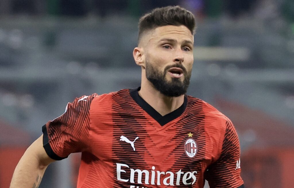 Olivier Giroud AC Milan Milan-Sassuolo 1-0 Serie A 2023-2024
