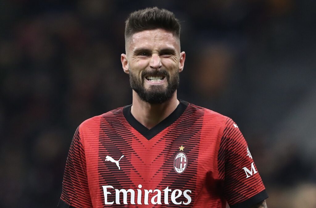 Olivier Giroud AC Milan Milan-Sassuolo 1-0 Serie A 2023-2024