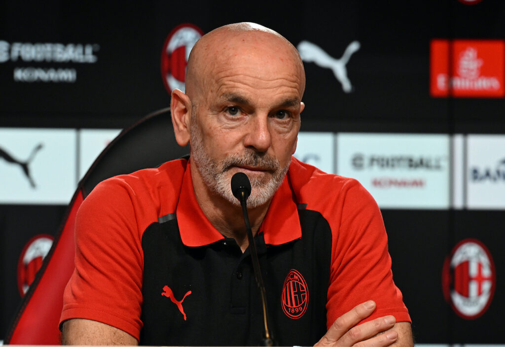 Stefano Pioli AC Milan conferenza stampa Milanello