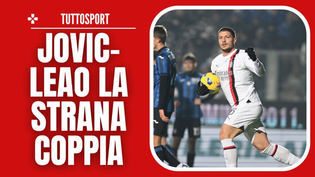 esultanza gol Luka Jovic AC Milan Atalanta-Milan 3-2 Serie A 2023-2024