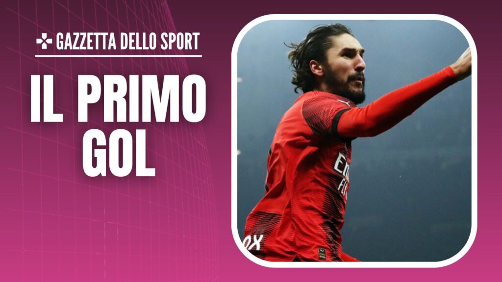 esultanza Yacine Adli AC Milan Milan-Roma 3-1 Serie A 2023-2024