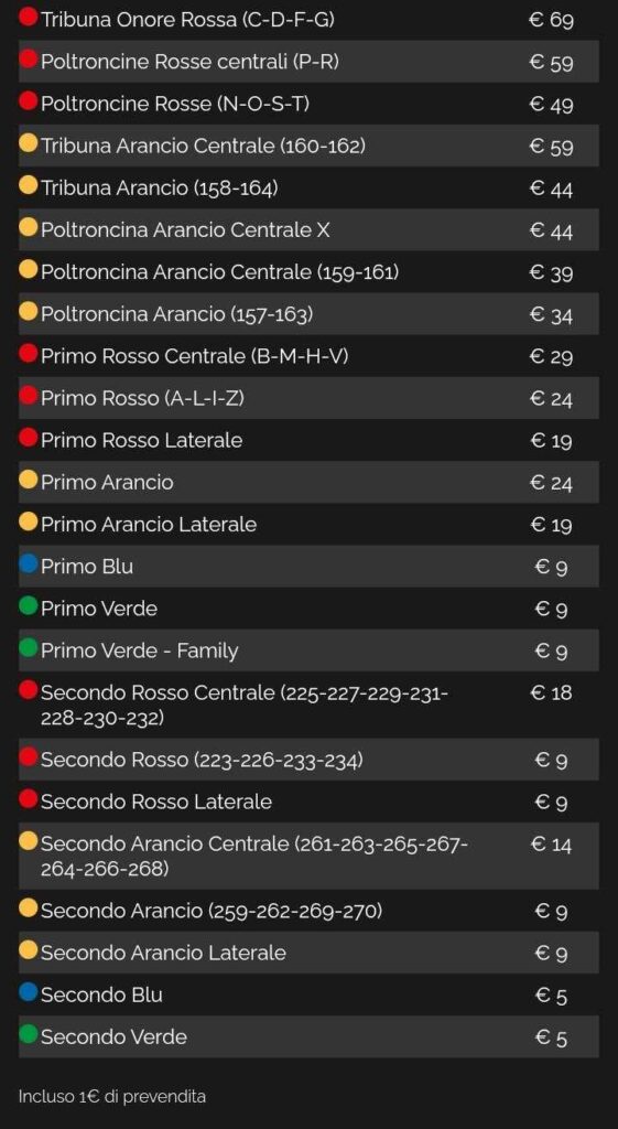 Prezzi biglietti Milan-Atalanta Coppa Italia 2023-2024