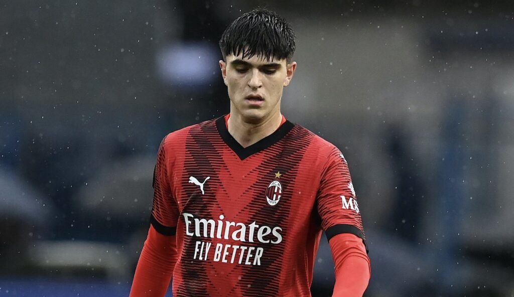 Davide Bartesaghi AC Milan Empoli-Milan 0-3 Serie A 2023-2024