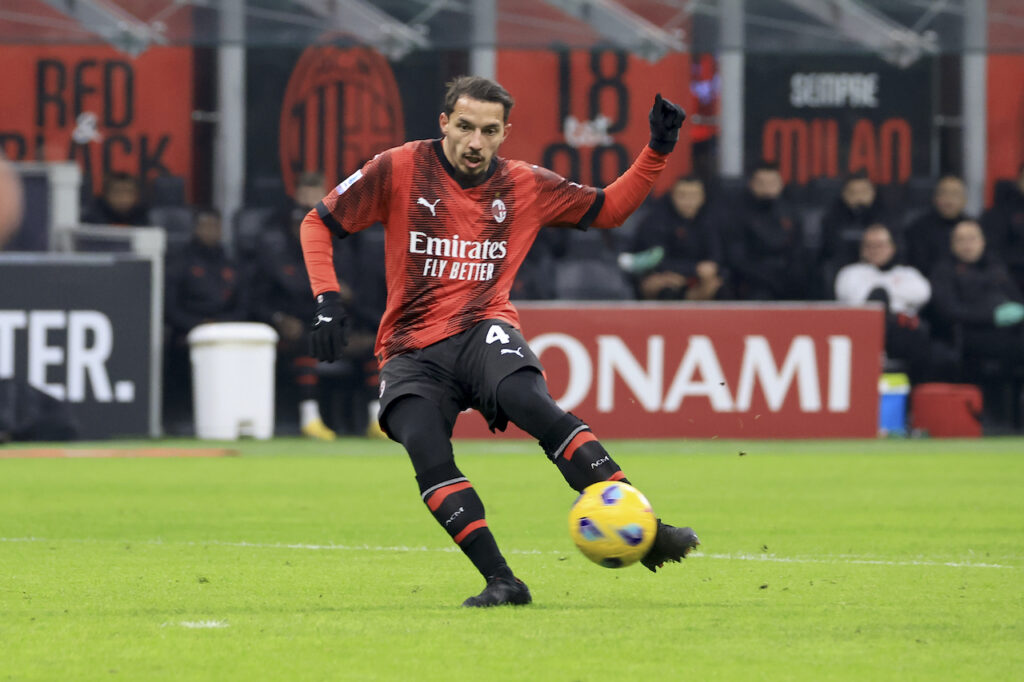 Ismaël Bennacer AC Milan Milan-Sassuolo 1-0 Serie A 2023-2024