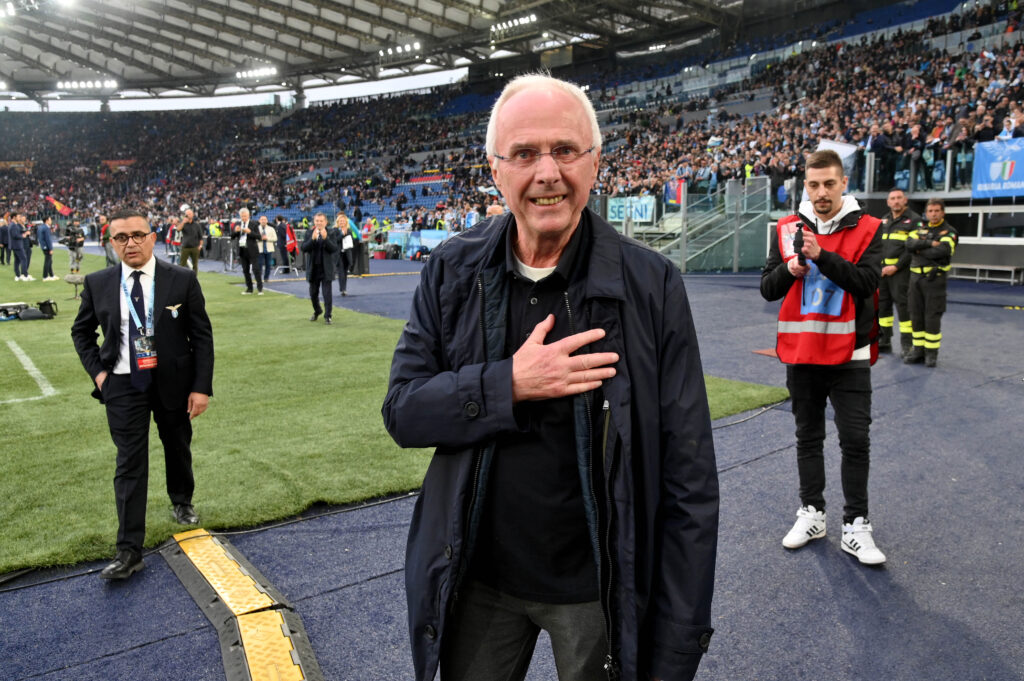 Sven Goran Eriksson, ex allenatore della Lazio