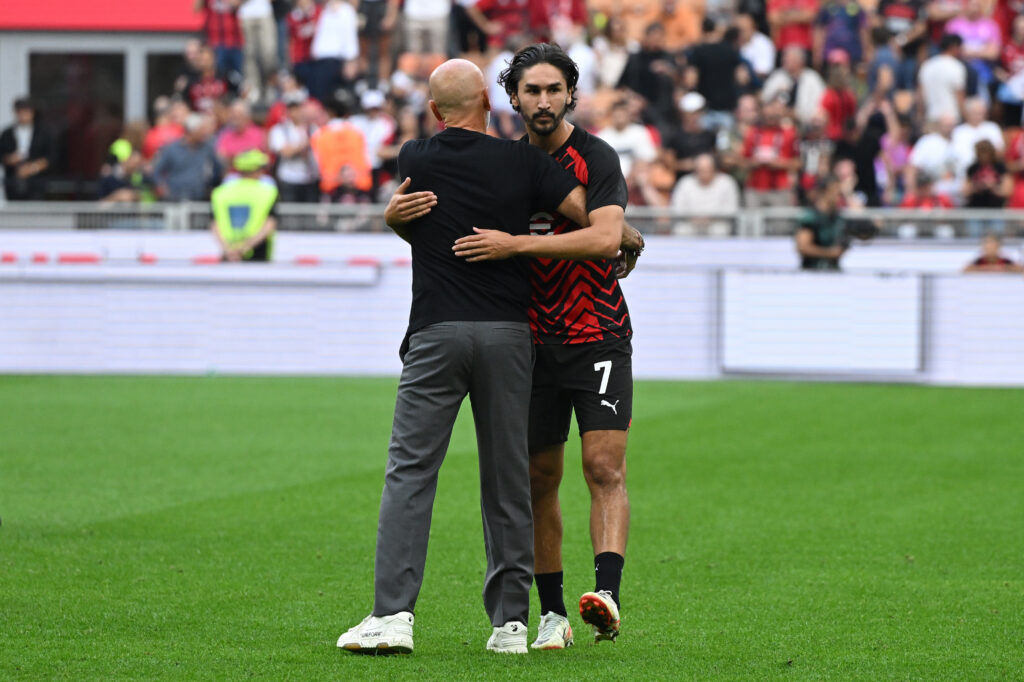 Pioli Adli AC Milan amichevole Olympique Marsiglia-Milan 0-2