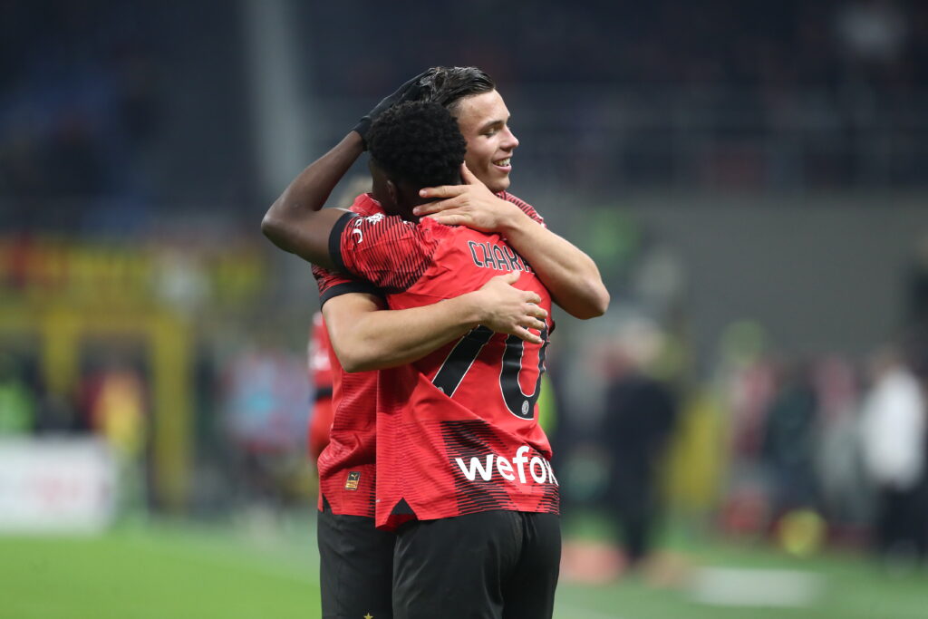 Simic e Chaka Traoré, giocatori del Milan