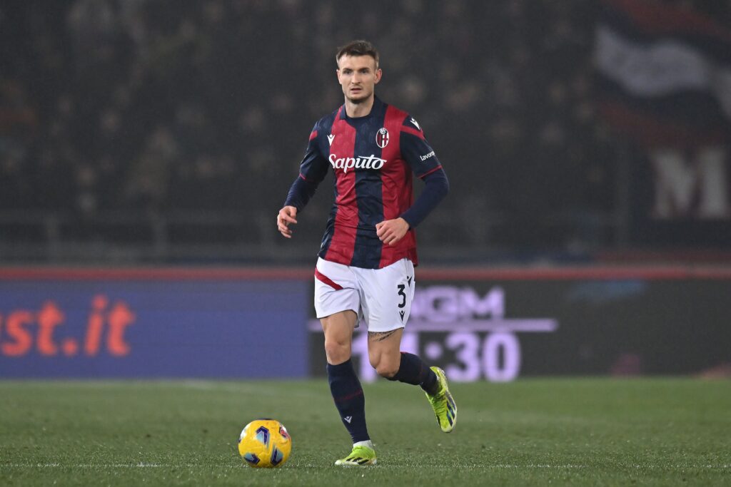 Stefan Posch, calciatore del Bologna (getty images)