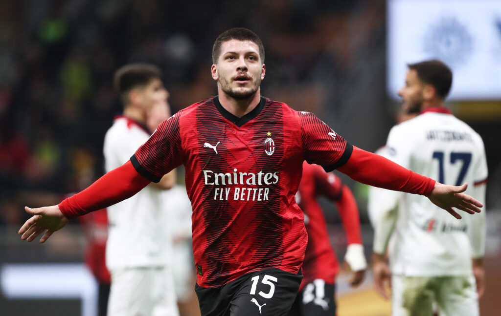 Luka Jovic Milan-Cagliari Coppa Italia 2023-24 AC Milan News