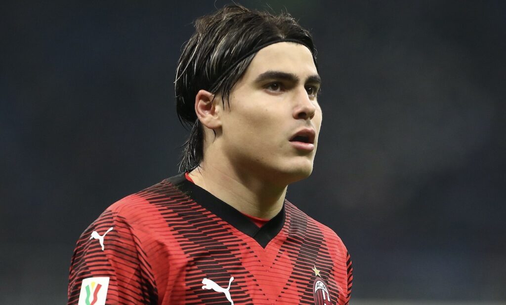 Luka Romero AC Milan Milan-Cagliari 4-1 Coppa Italia 2023-2024