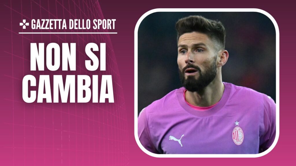 Milan-Bologna Giroud 25 gennaio 2024 Fonte Gazzetta dello Sport - PianetaMilan.it