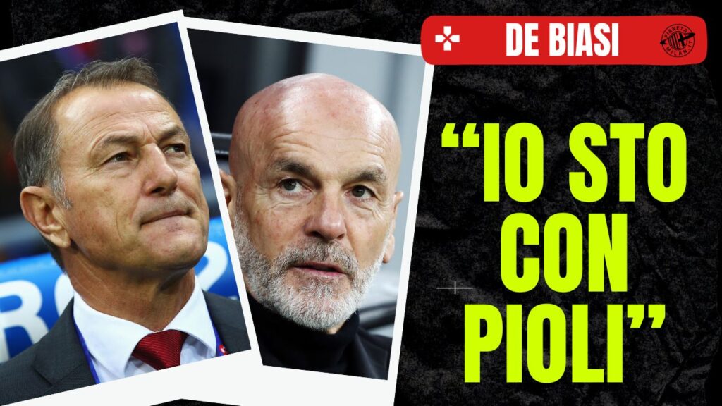 Gianni De Biasi e Stefano Pioli, allenatore del Milan (getty images)
