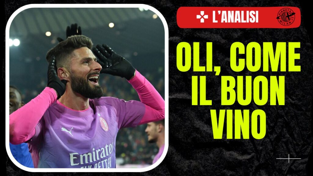 Olivier Giroud AC Milan News Udinese-Milan