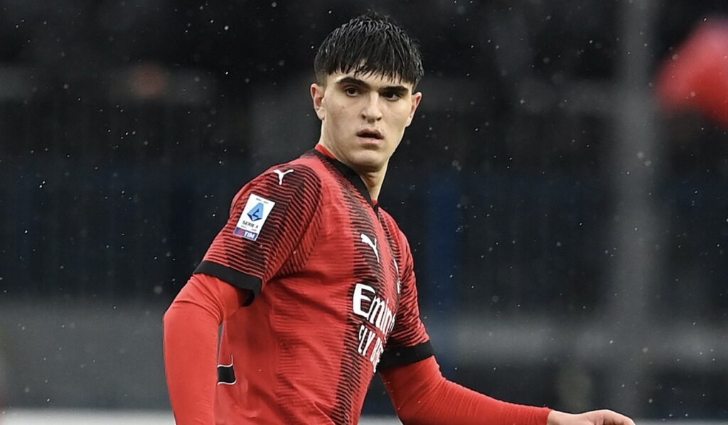 Davide Bartesaghi AC Milan Empoli-Milan 0-3 Serie A 2023-2024