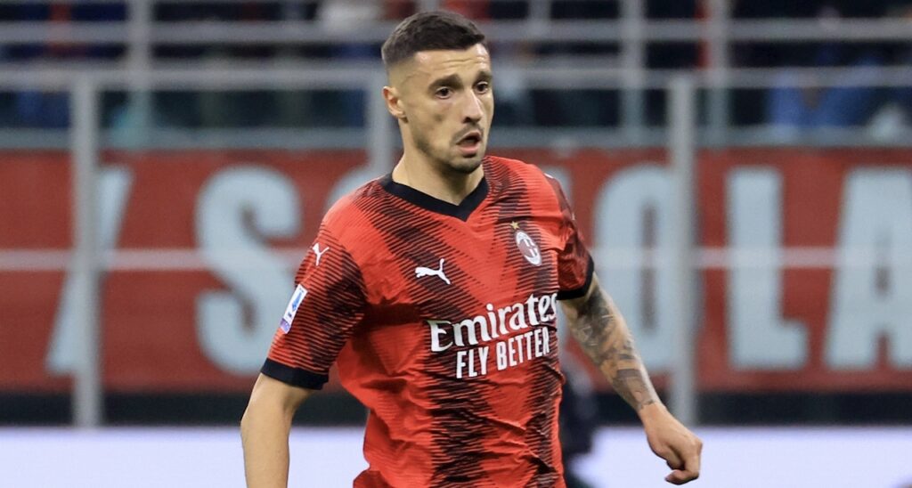 Rade Krunic AC Milan Milan-Juventus 0-1 Serie A 2023-2024
