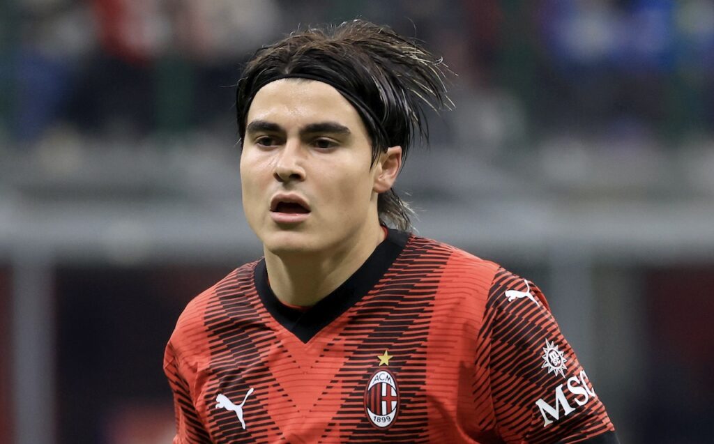 Luka Romero AC Milan Milan-Cagliari 4-1 Coppa Italia 2023-2024